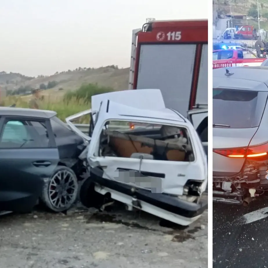 Scontro tra due auto a Catanzaro nelle prime ore del mattino: tre persone ferite\n