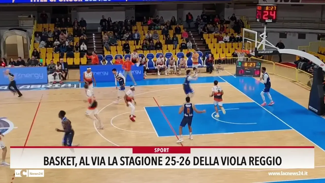 Basket, al via la stagione 25-26 della Viola Reggio