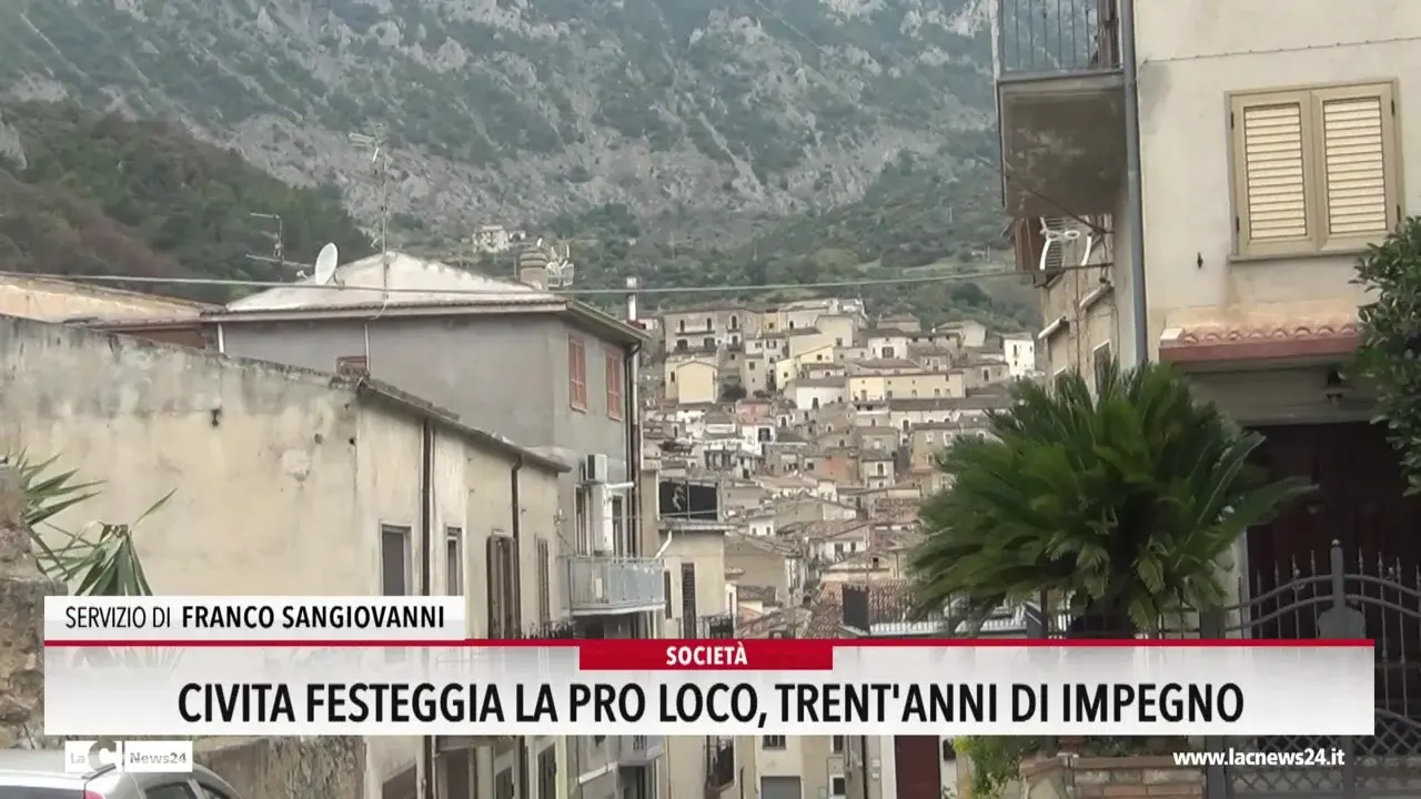 Civita festeggia la Pro loco, trent'anni di impegno