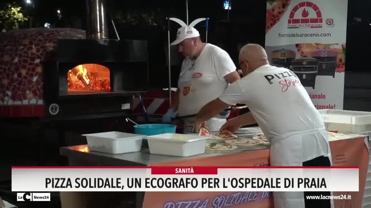 Pizza solidale, un ecografo per l'ospedale di Praia