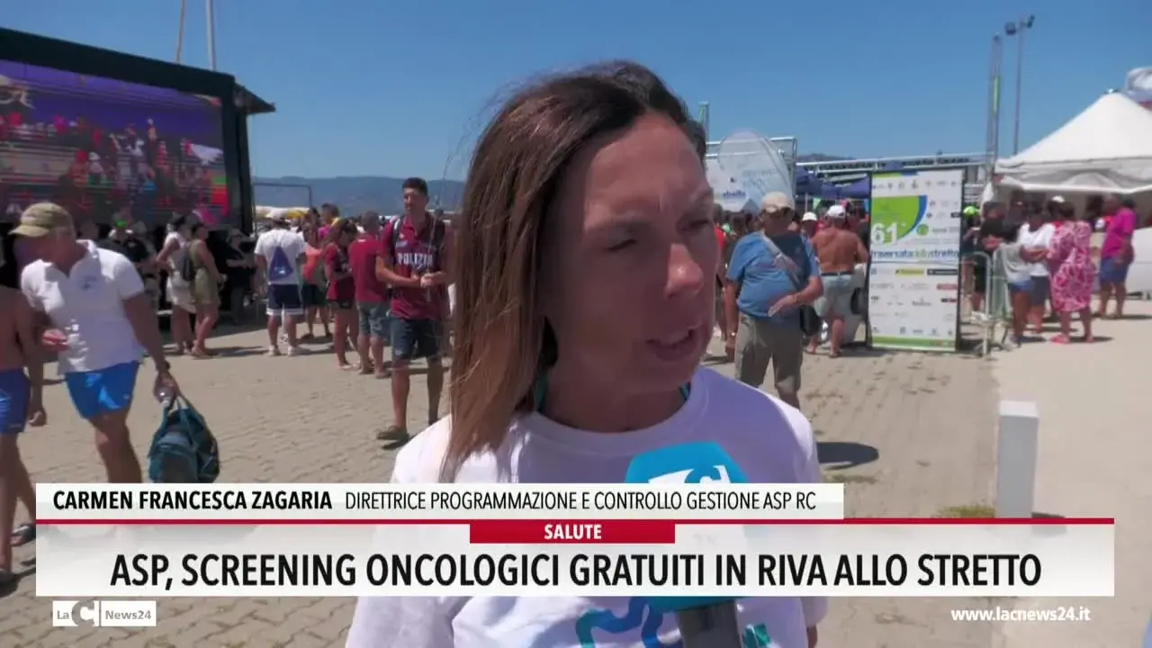 Asp, screening oncologici gratuiti in riva allo Stretto