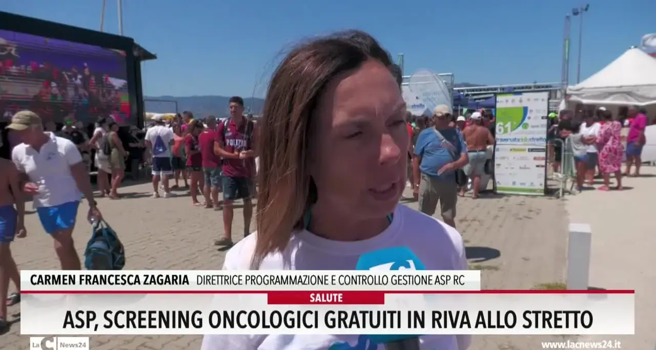 Asp, screening oncologici gratuiti in riva allo Stretto