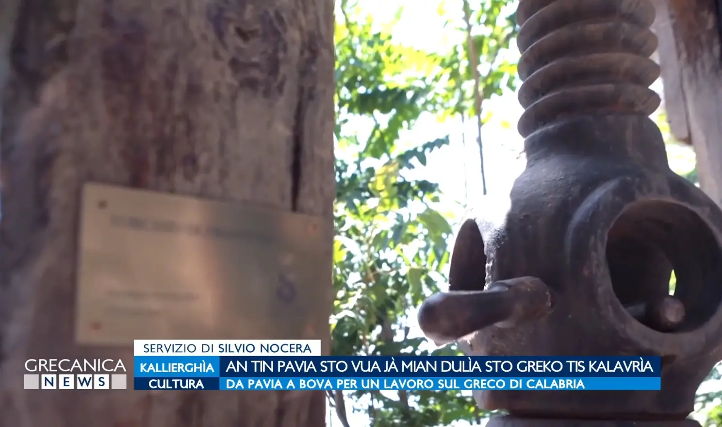 Da Pavia a Bova per un lavoro sul Greco di Calabria