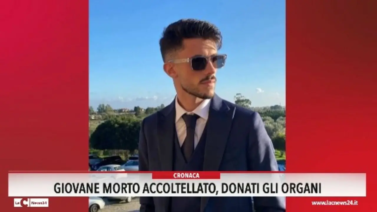 Giovane morto accoltellato, donati gli organi
