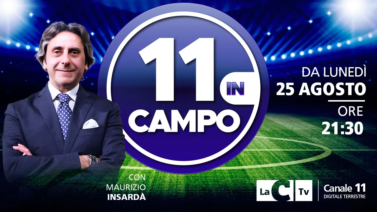 “11 in campo”, al via la nuova stagione:\u00A0Serie B e C protagoniste su LaC Tv\n