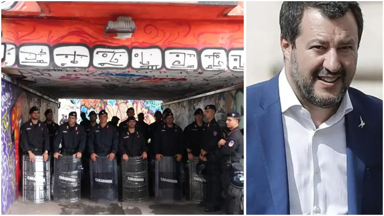 Leonacavallo sgomberato, Salvini urla “afuera”: eppure nel 1994 lo difendeva come luogo di confronto e divertimento\n