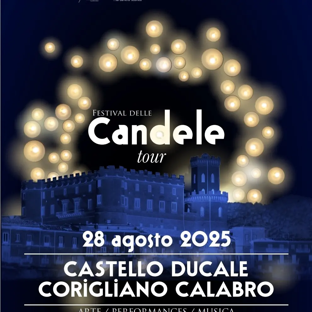 Corigliano Rossano, il Castello Ducale si illumina di candele per un festival magico tra arte e musica\n