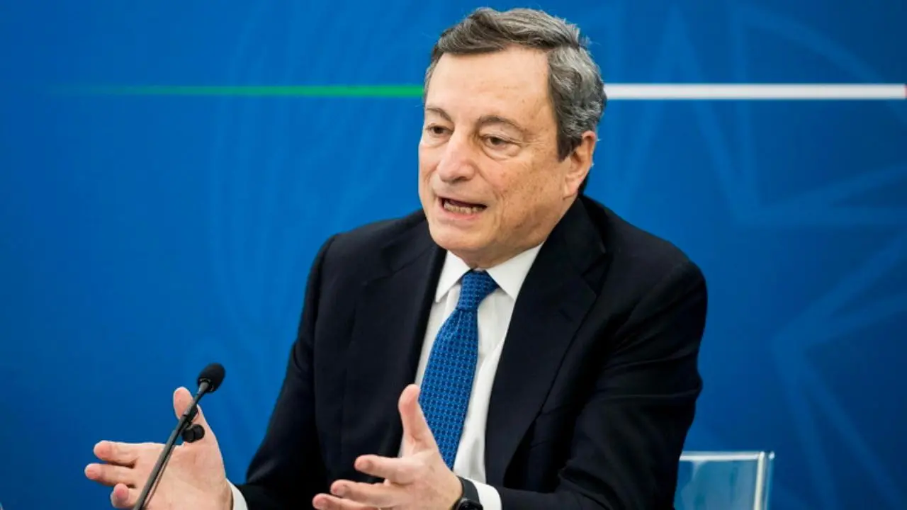 Mario Draghi (Foto Ansa)