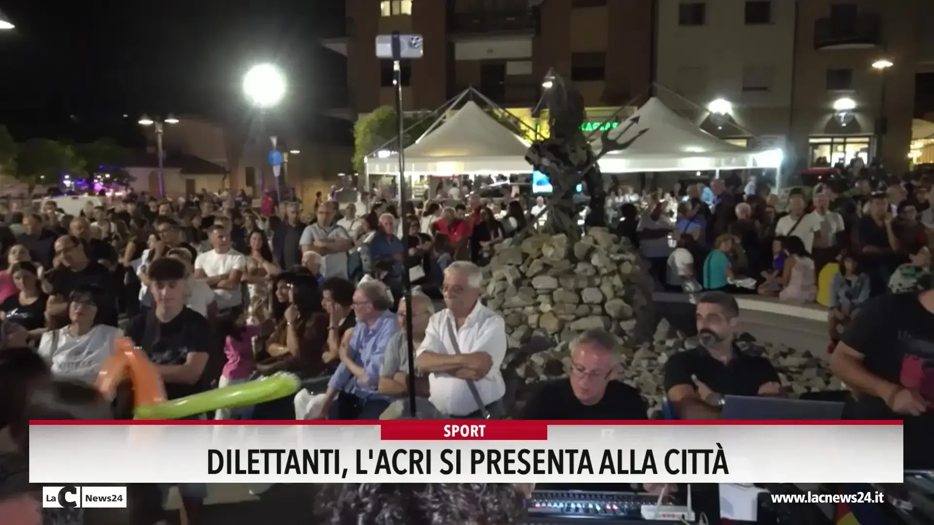 Dilettanti, l'Acri si presenta alla città