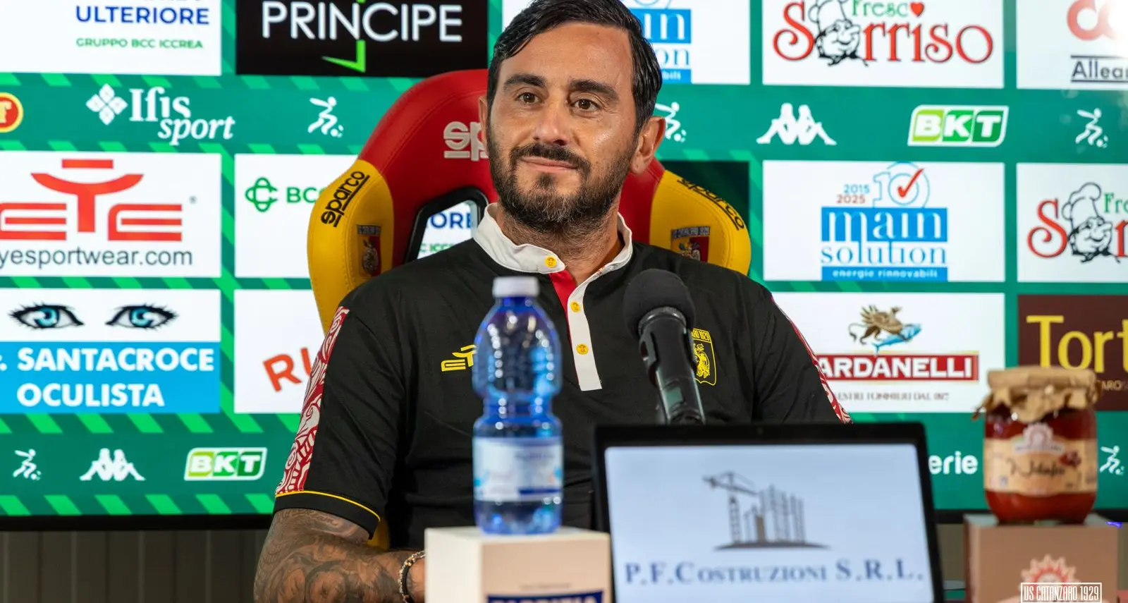 Catanzaro-Sudtirol, Aquilani: «Servirà attenzione contro una squadra solida, siamo impazienti ed emozionati»