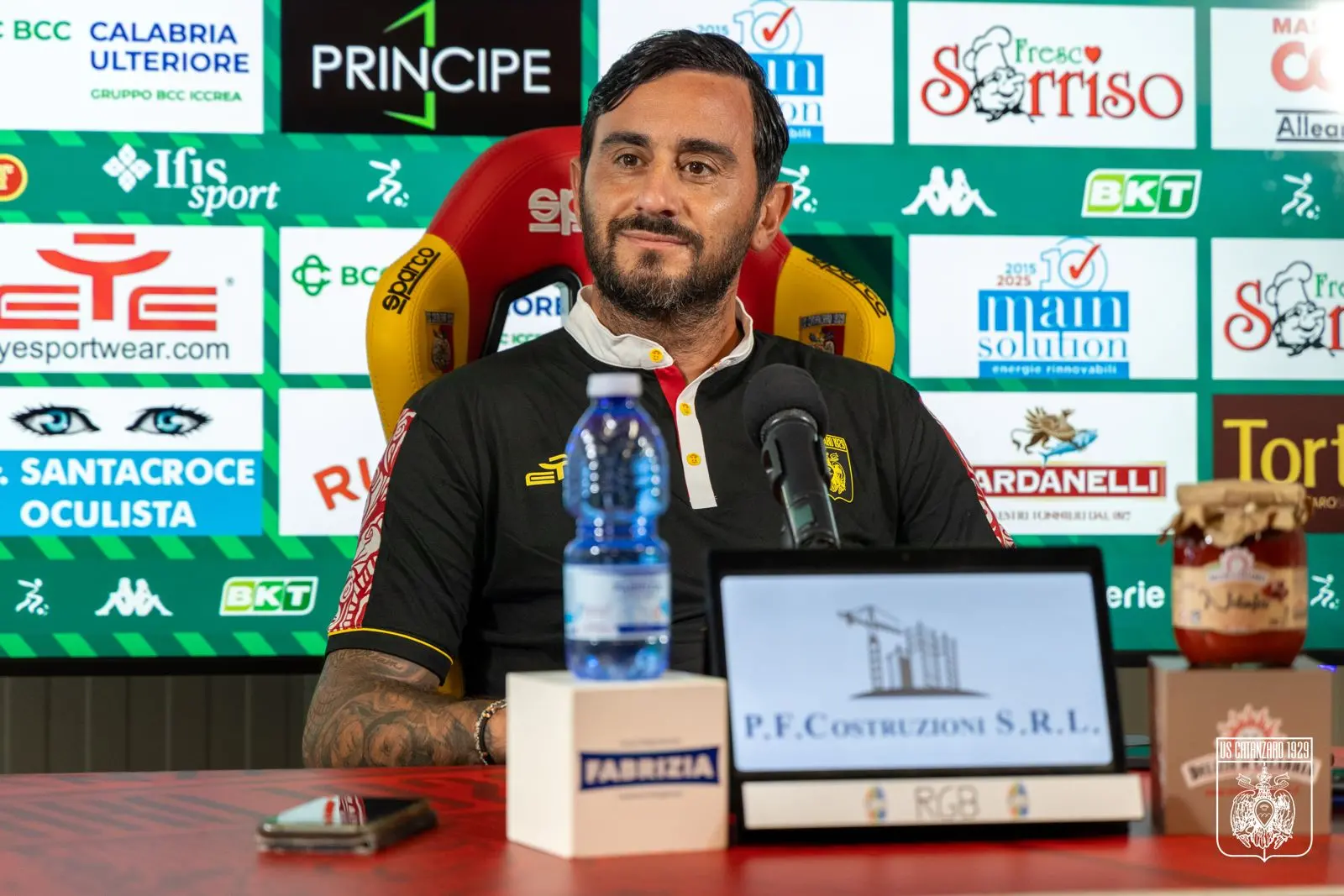 Catanzaro-Sudtirol, Aquilani: «Servirà attenzione contro una squadra solida, siamo impazienti ed emozionati»