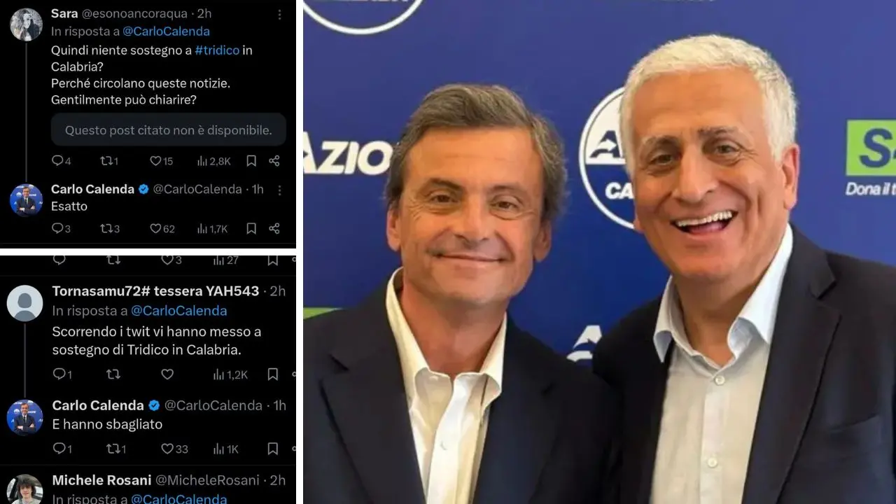 Regionali, Calenda dice No a Tridico ma i suoi generali in Calabria sosterranno (senza simbolo) l’europarlamentare M5s\n