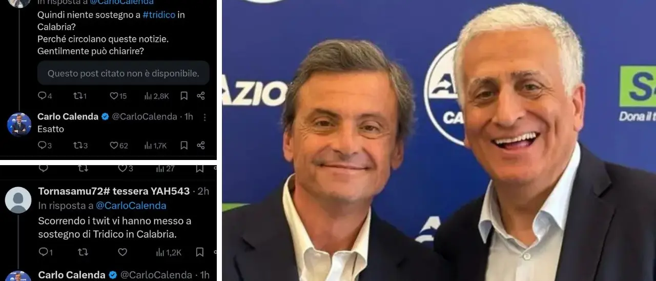 Regionali, Calenda dice No a Tridico ma i suoi generali in Calabria sosterranno (senza simbolo) l’europarlamentare M5s\n