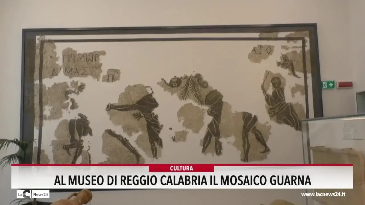 Al museo di Reggio Calabria il mosaico guarna