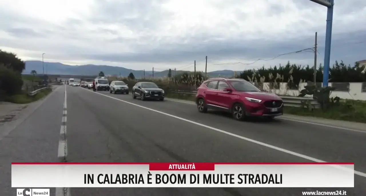 In Calabria è boom di multe stradali
