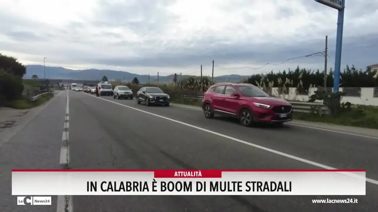 In Calabria è boom di multe stradali