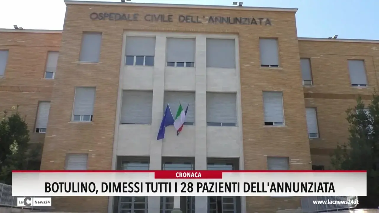 Botulino, dimessi tutti i 28 pazienti dell'Annunziata