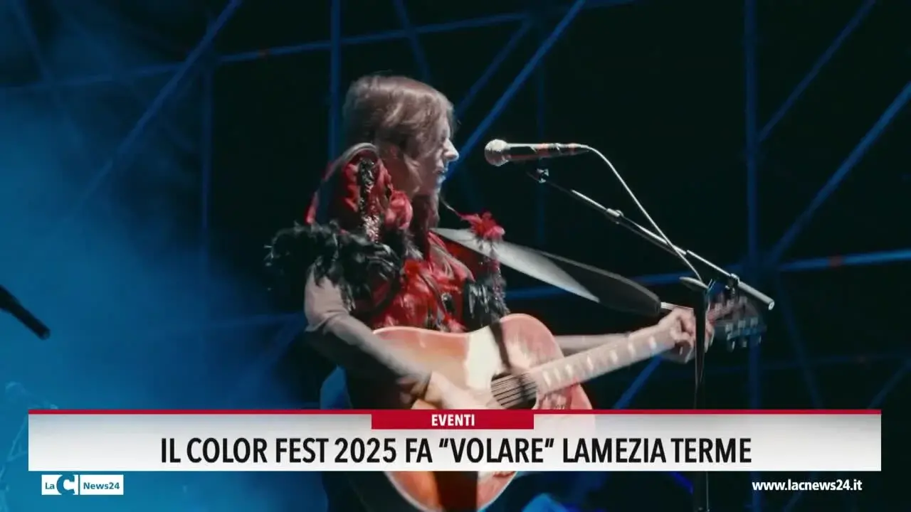 Il Color Fest 2025 fa volare Lamezia Terme