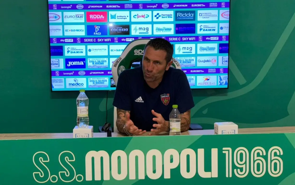 Monopoli-Cosenza 2-2, Buscè: «Prestazione importante, da qui dobbiamo ripartire»\n