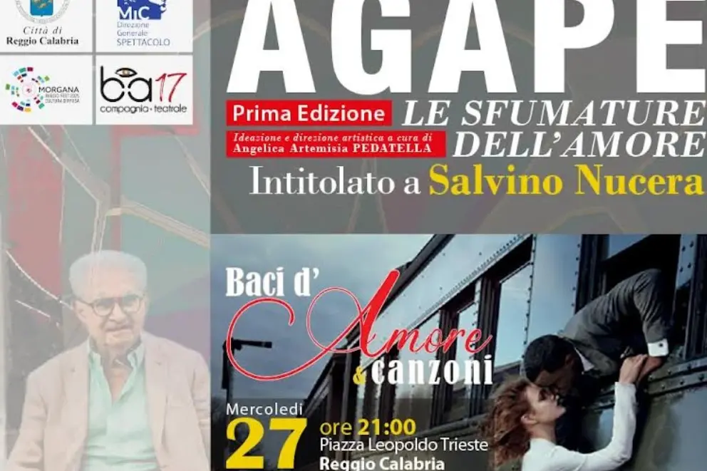 Baci d’amore e canzoni, all’anfiteatro di piazza Trieste a Reggio la commedia musicale della compagnia BA17\n