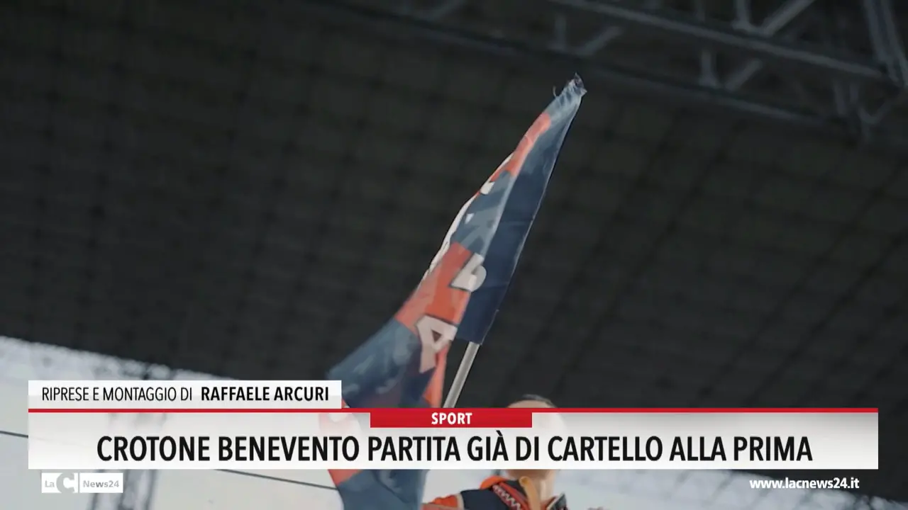 Crotone-Benevento partita già di cartello alla prima