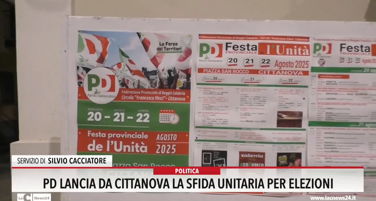 Pd lancia da Cittanova la sfida unitaria per elezioni