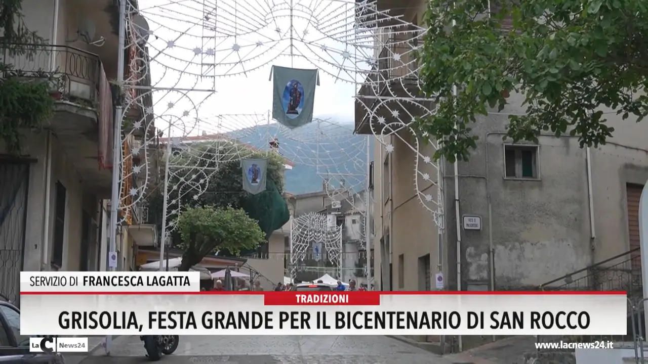 Grisolia, festa grande per il bicentenario di San Rocco