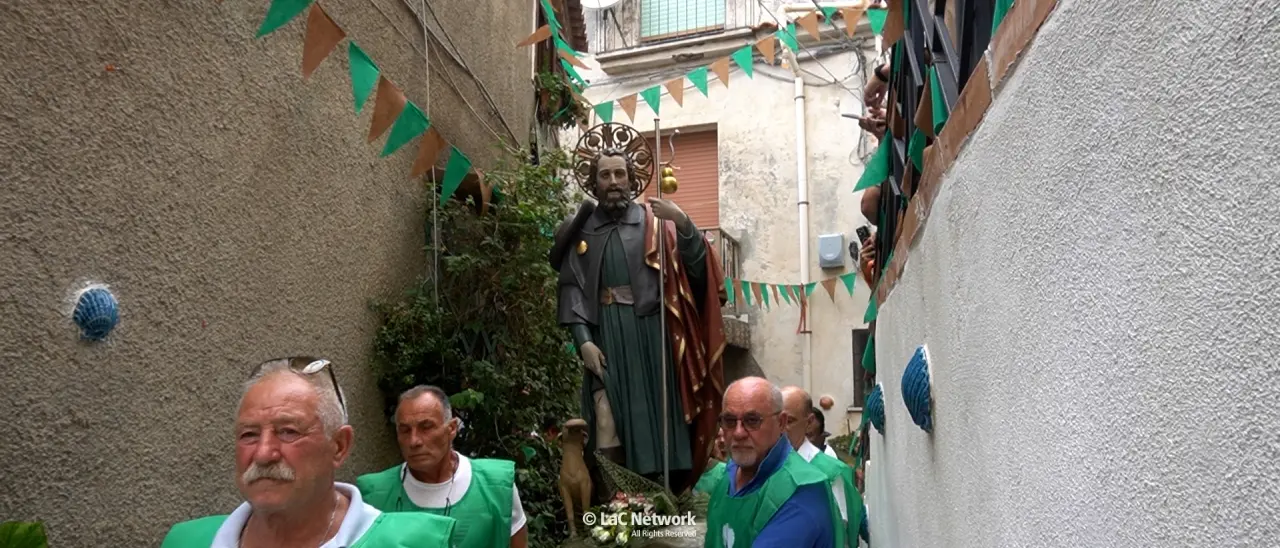 Un legame profondo che dura da 200 anni, a Grisolia festa grande per San Rocco