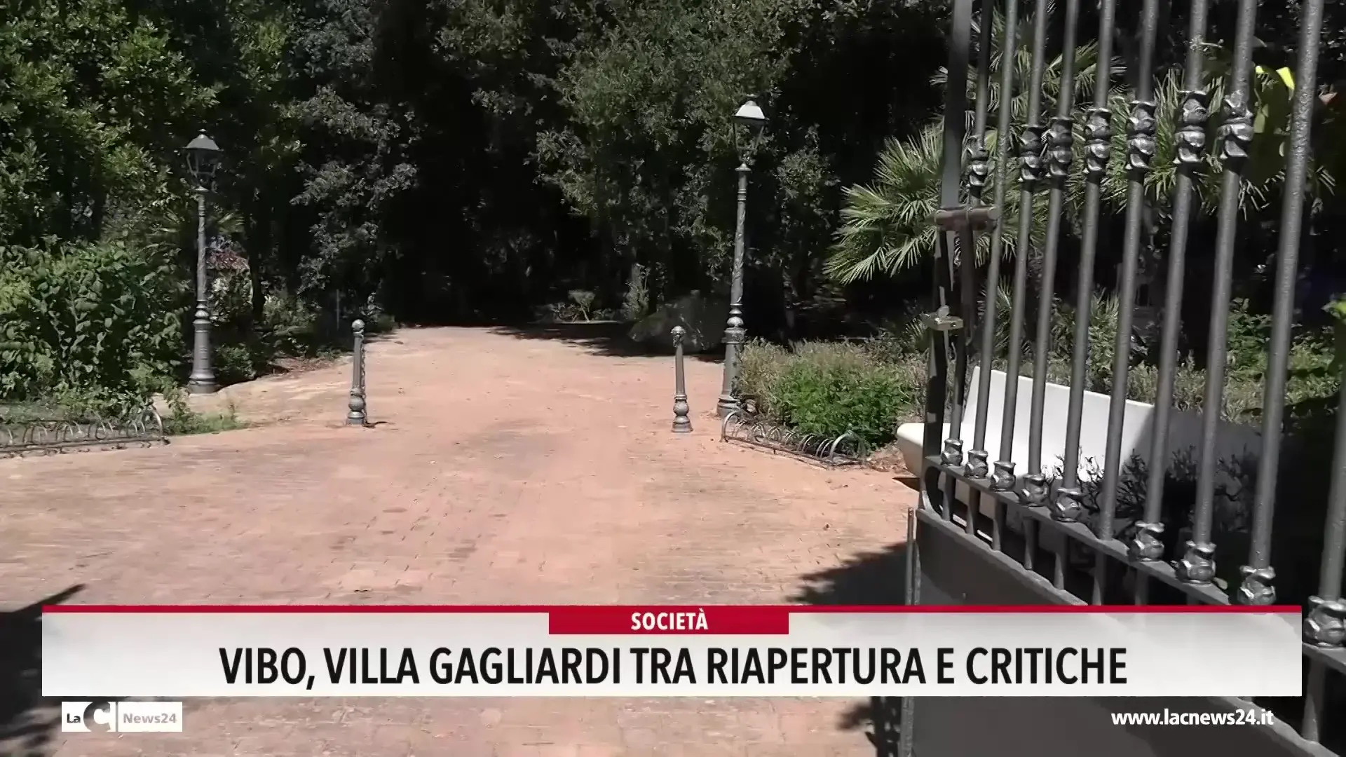 Vibo, Villa Gagliardi tra riapertura e critiche