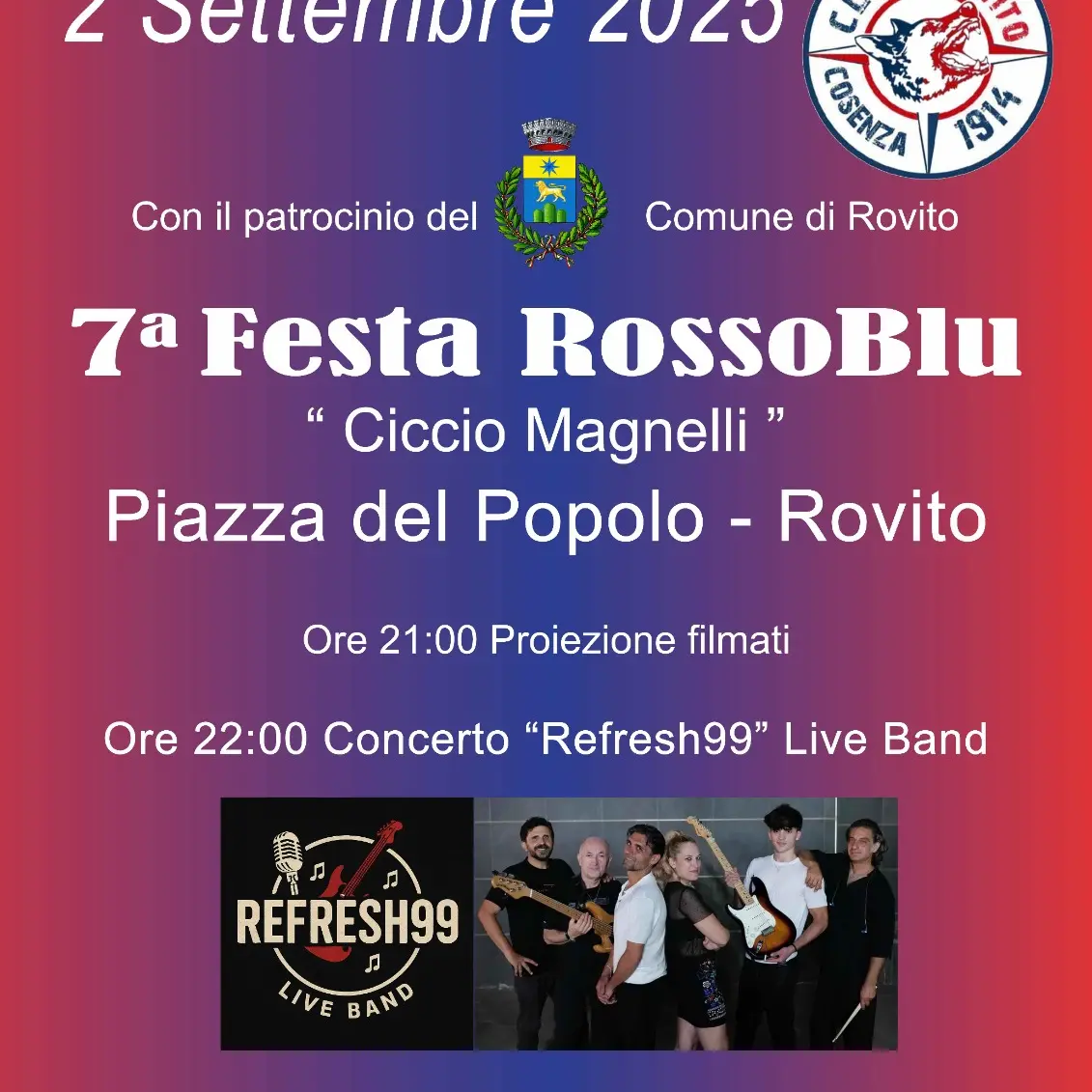 Cosenza calcio, a Rovito tra vecchie glorie e un omaggio a Padre Fedele