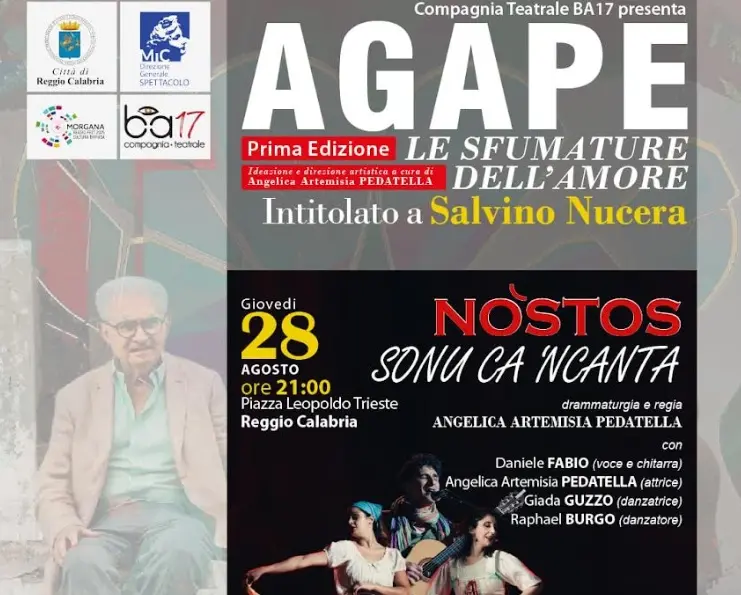Reggio Calabria, tutto pronto per lo spettacolo di teatro-concerto “Nóstos. Sonu ca ‘ncanta” della Compagnia BA17\n