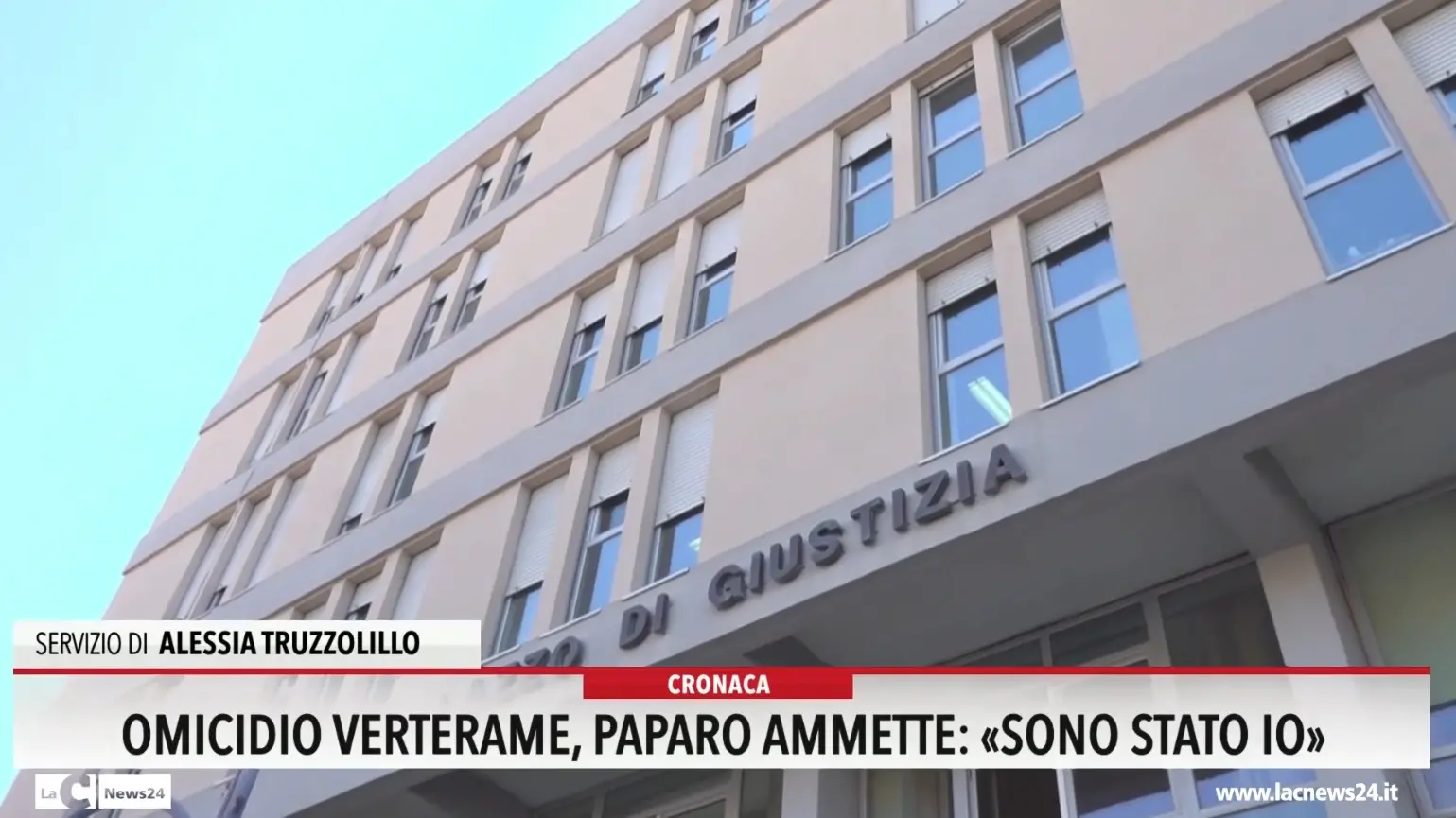 Omicidio Verterame, Paparo ammette: «Sono stato io»