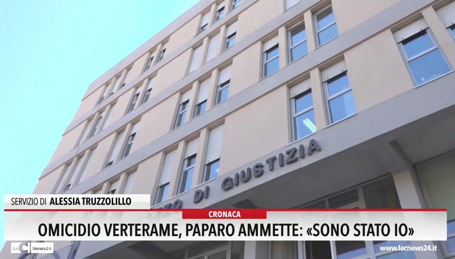 Omicidio Verterame, Paparo ammette: «Sono stato io»