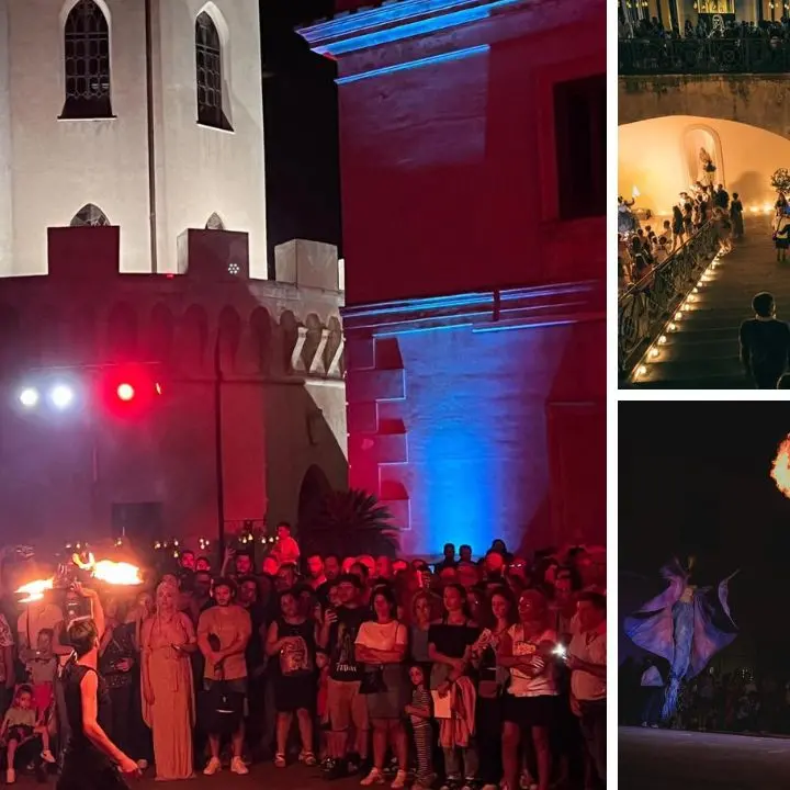 Giocolieri, fumetti illuminati e spettacoli di fuoco: a Corigliano Rossano va in scena in Festival delle candele\n