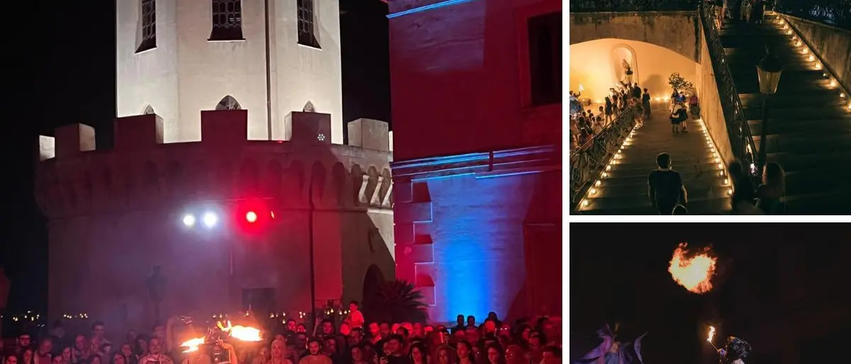 Giocolieri, fumetti illuminati e spettacoli di fuoco: a Corigliano Rossano va in scena in Festival delle candele\n