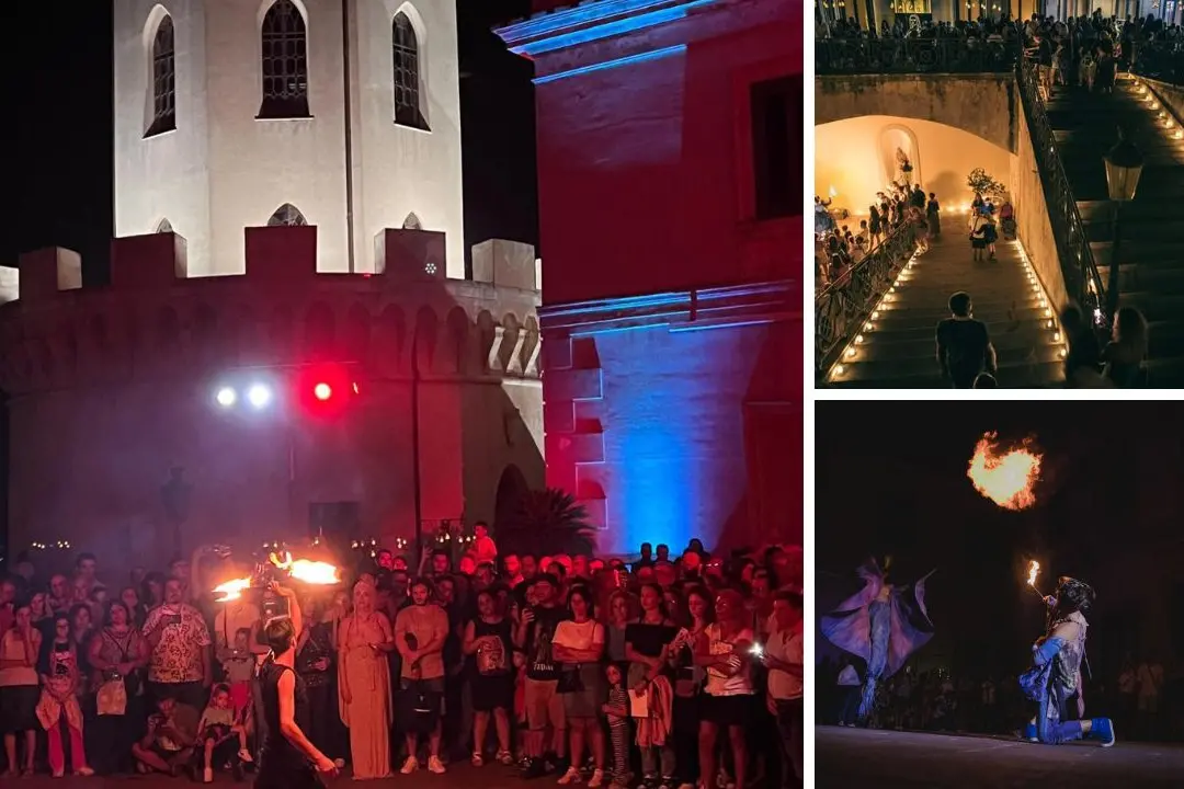 Giocolieri, fumetti illuminati e spettacoli di fuoco: a Corigliano Rossano va in scena in Festival delle candele\n