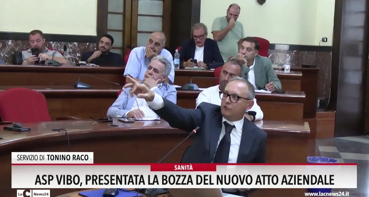 Asp Vibo, presentata la bozza del nuovo atto aziendale