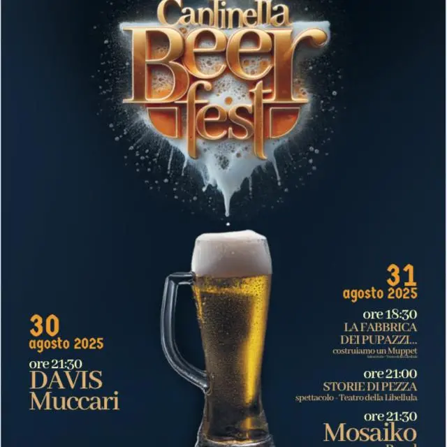 Cantinella Beer Fest 2025: due serate di musica, cultura ed enogastronomia nella programmazione estiva di Corigliano Rossano\n