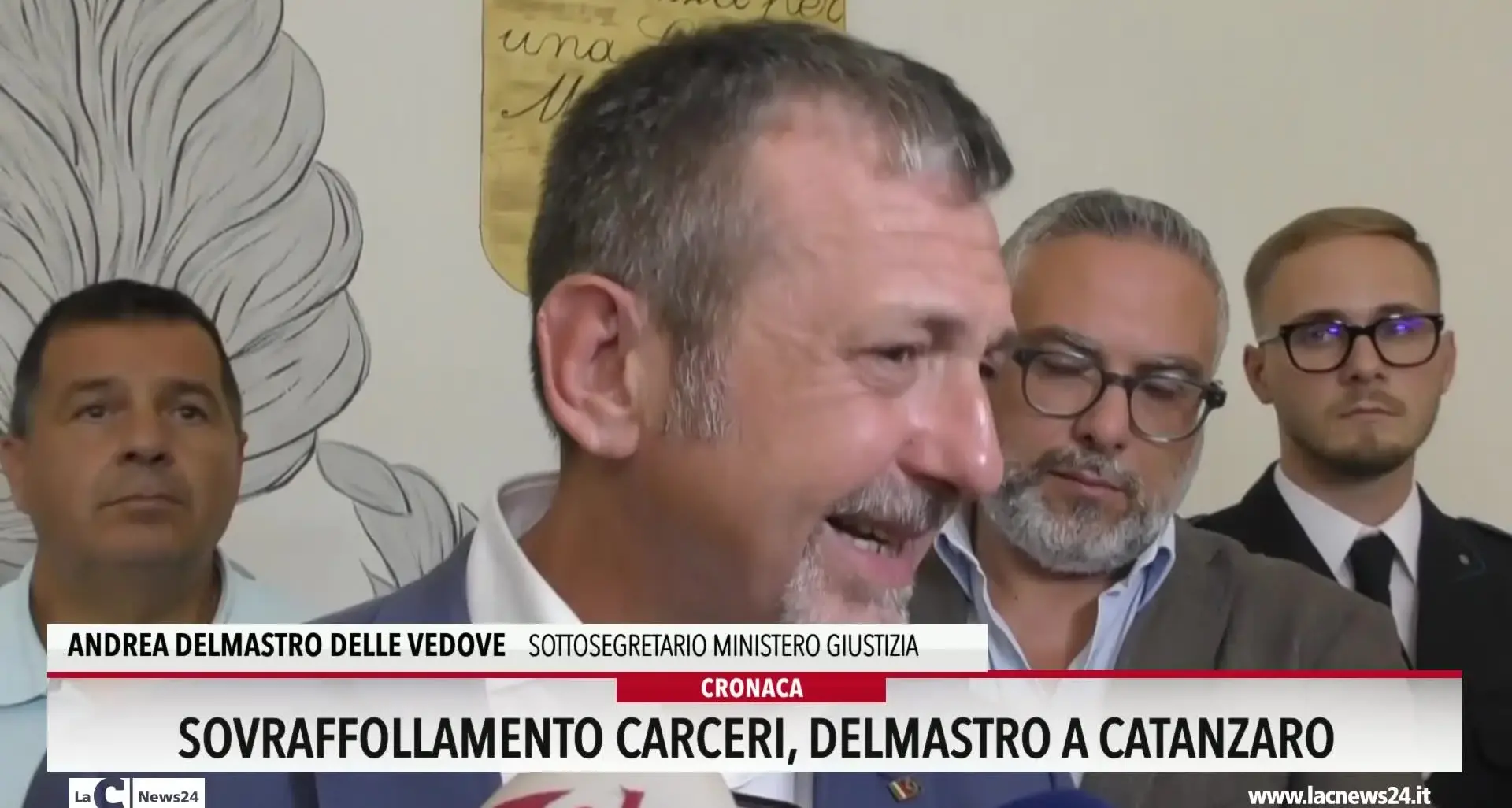 Sovraffollamento carceri, Delmastro a Catanzaro