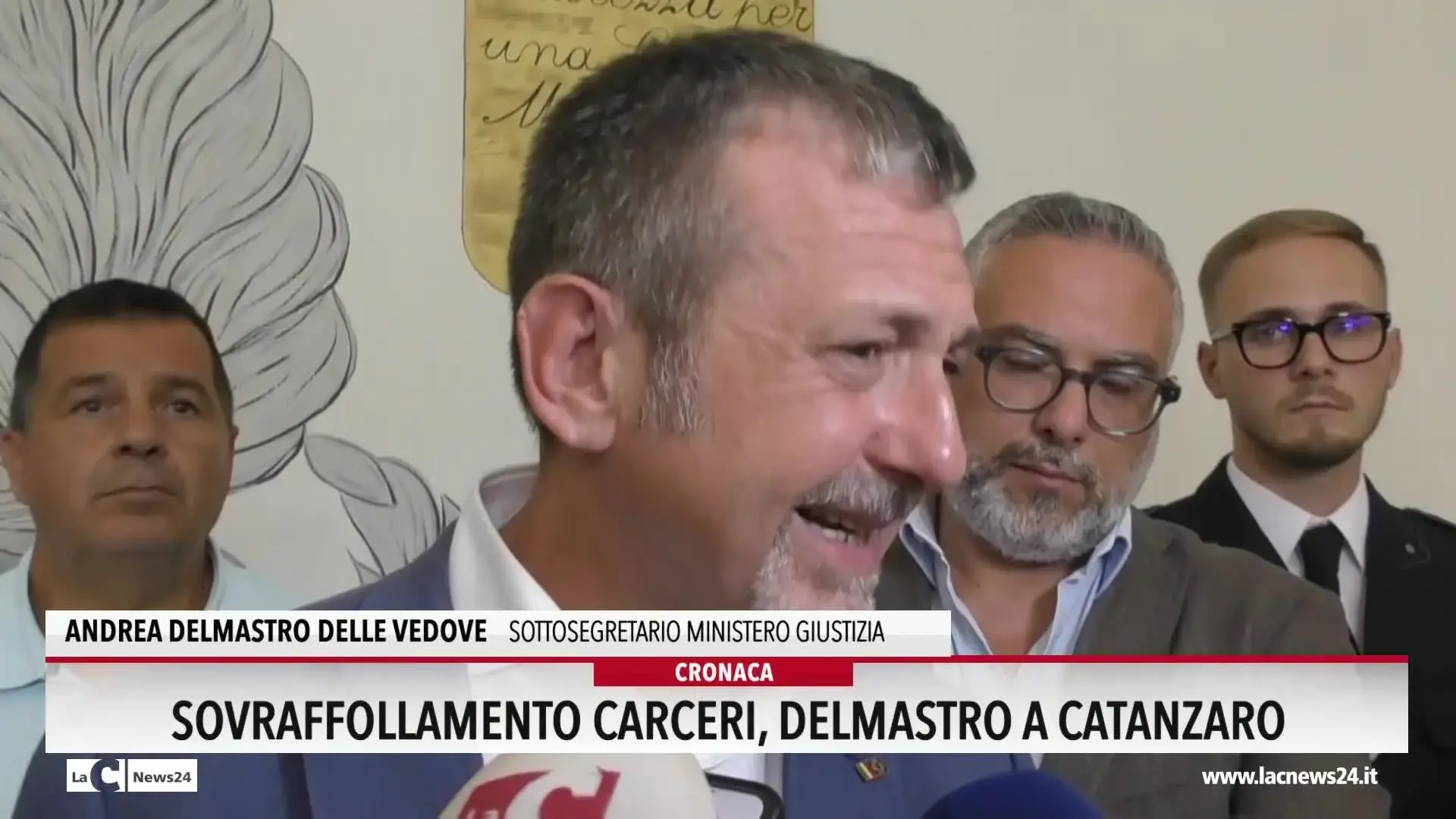 Sovraffollamento carceri, Delmastro a Catanzaro
