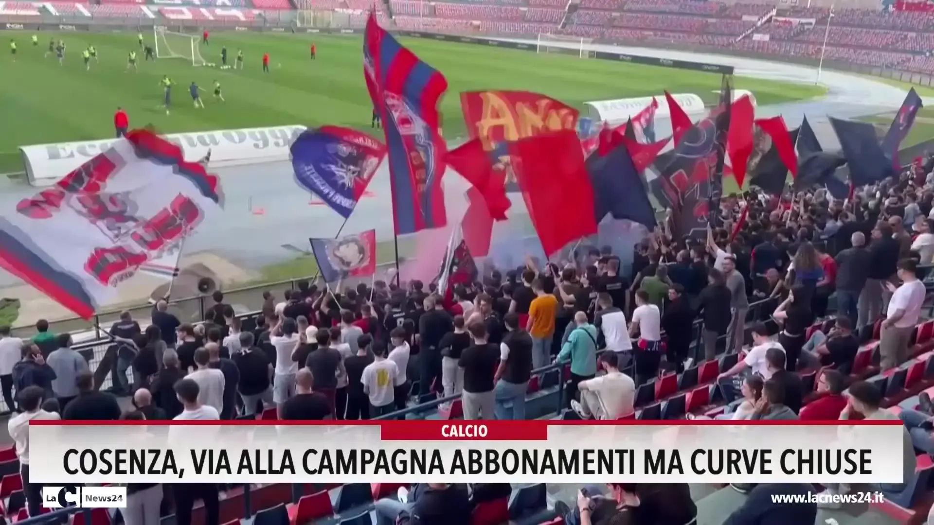 Cosenza, via alla campagna abbonamenti ma curve chiuse