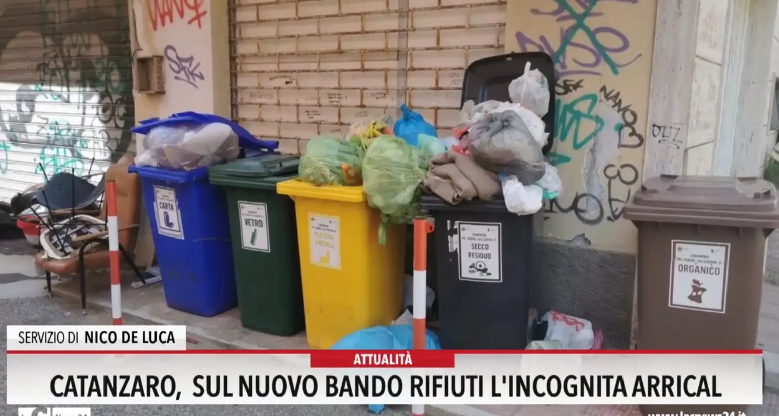 Catanzaro, sul nuovo bando rifiuti l'incognita Arrical