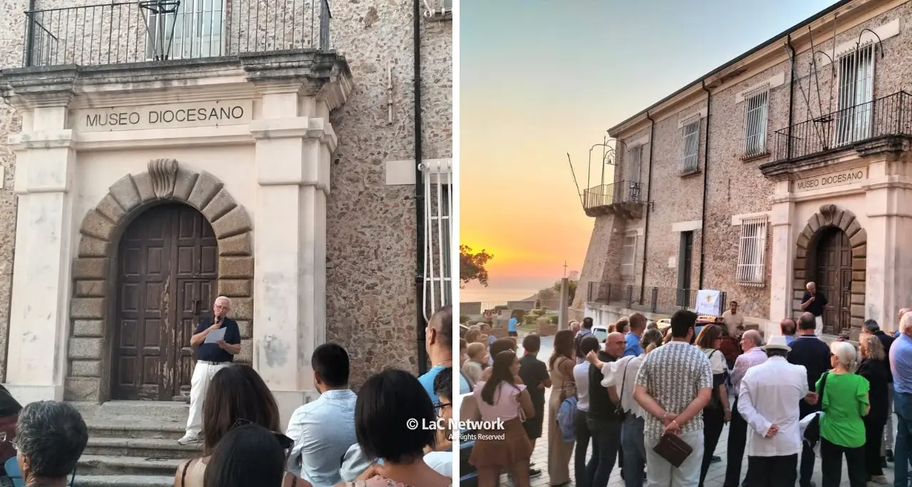 «Basta scippi», a Nicotera sit-in per chiedere la riapertura del Museo diocesano di arte sacra chiuso da 5 anni