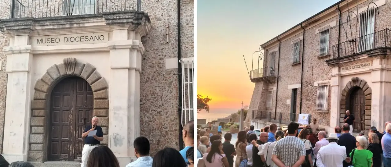 «Basta scippi», a Nicotera sit-in per chiedere la riapertura del Museo diocesano di arte sacra chiuso da 5 anni