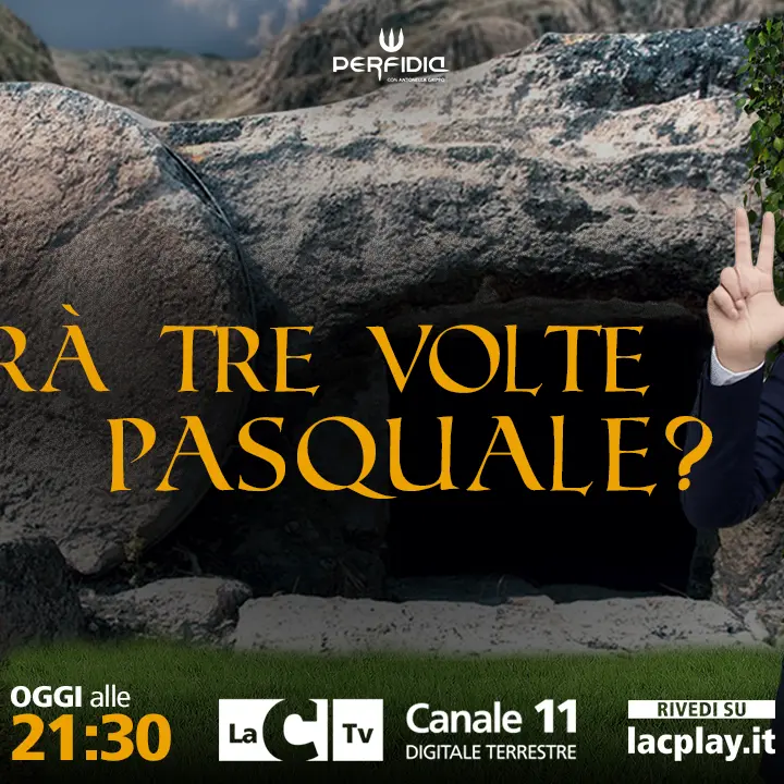 Sarà\u00A0tre volte Pasquale? Perfidia riparte col botto: stasera l’intervista a Tridico\u00A0\n