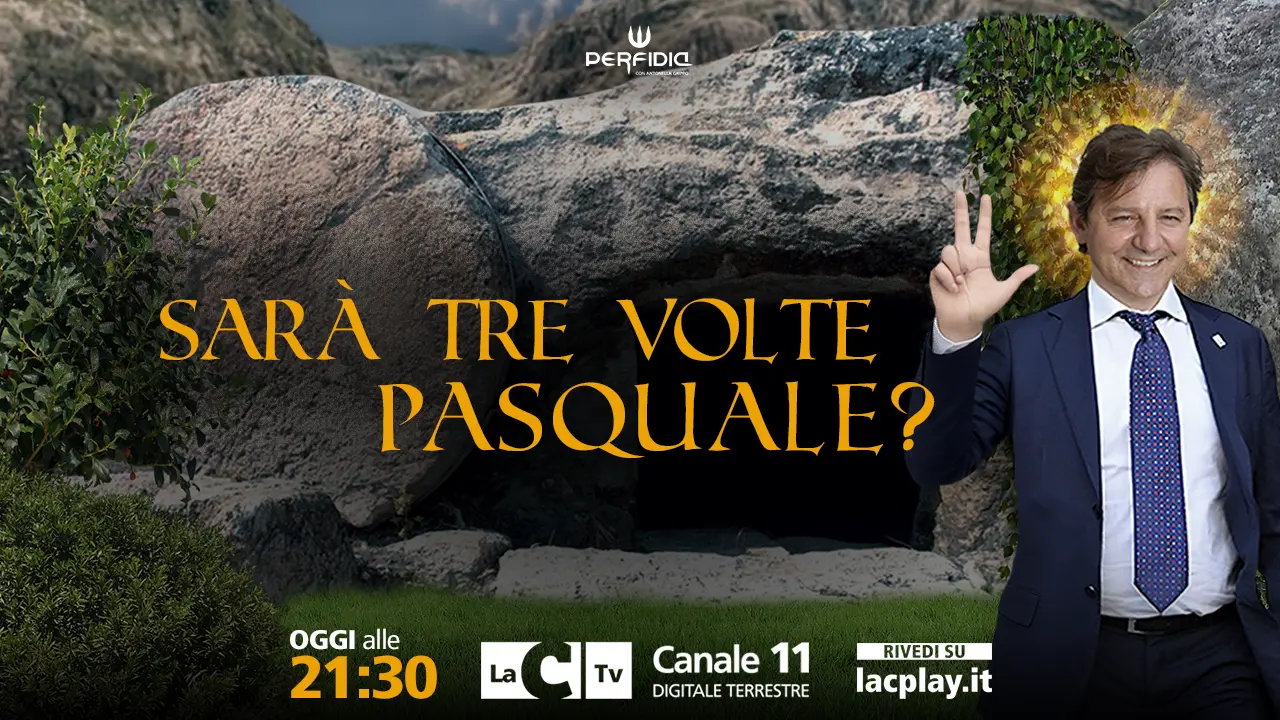 Sarà\u00A0tre volte Pasquale? Perfidia riparte col botto: stasera l’intervista a Tridico\u00A0\n
