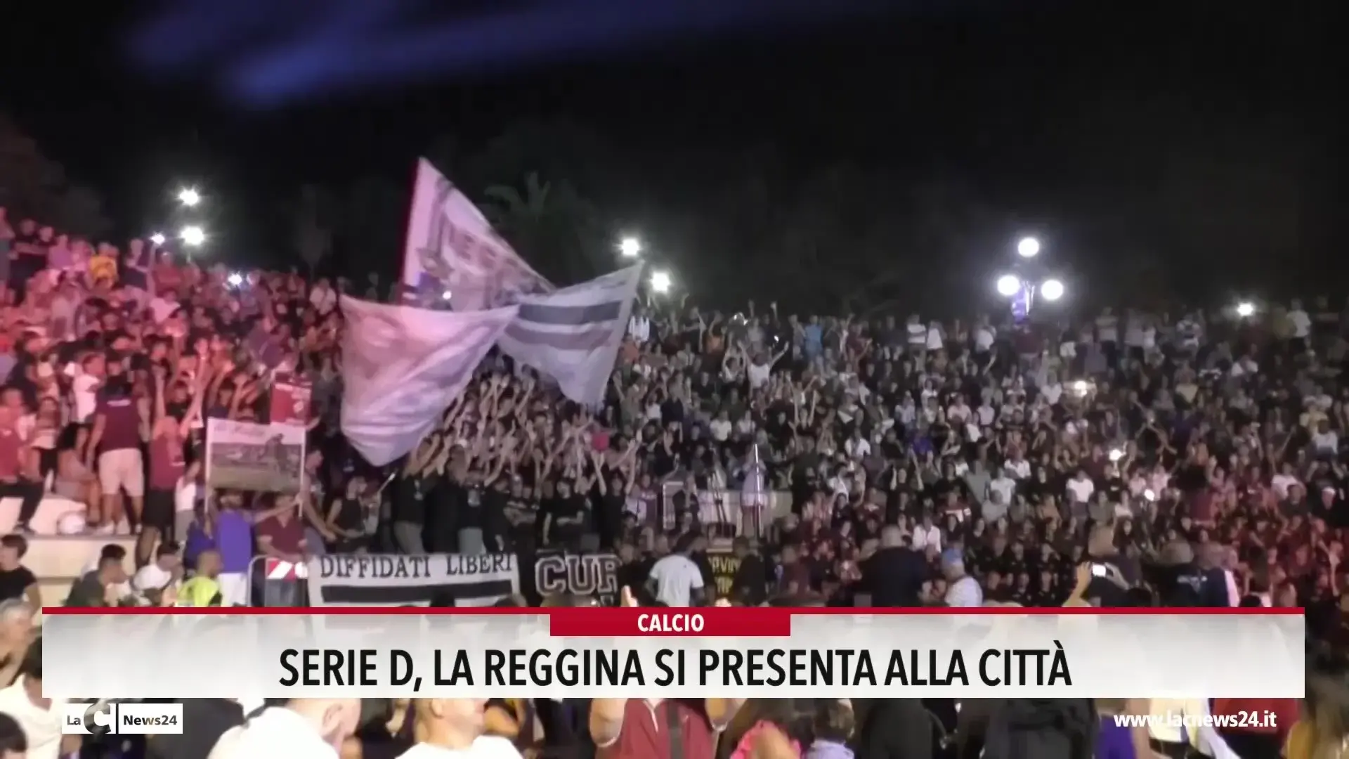 Serie D, la Reggina si presenta alla citta