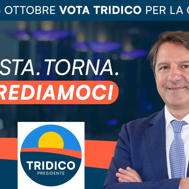 Tridico presenta la lista “Resta Torna Crediamoci”