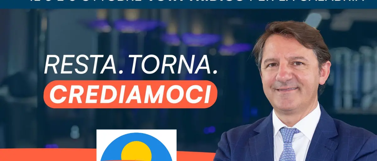 Tridico presenta la lista “Resta Torna Crediamoci”