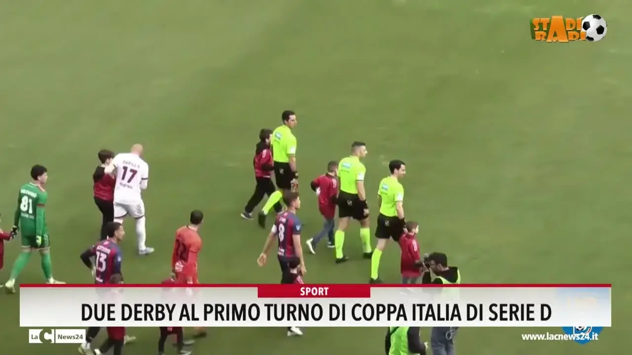 Due derby al primo turno di Coppa Italia di Serie D